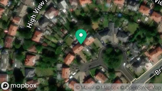 Map showing 9, INNER CIRCLE, DOUGLAS, ISLE OF MAN, IM2 5BE