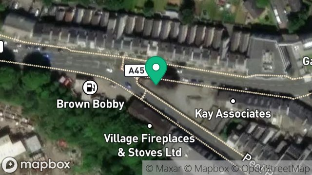 Map showing ALLAN BANK, 95, CIRCULAR ROAD, DOUGLAS, ISLE OF MAN, IM1 4LX