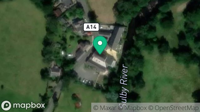 Map showing THE MILL, SULBY GLEN, SULBY, ISLE OF MAN, IM7 2BB