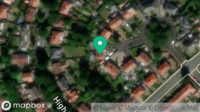 Map showing 14, INNER CIRCLE, DOUGLAS, ISLE OF MAN, IM2 5BE