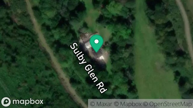 Map showing STRUAN THIE, SULBY GLEN, SULBY, ISLE OF MAN, IM7 2BD