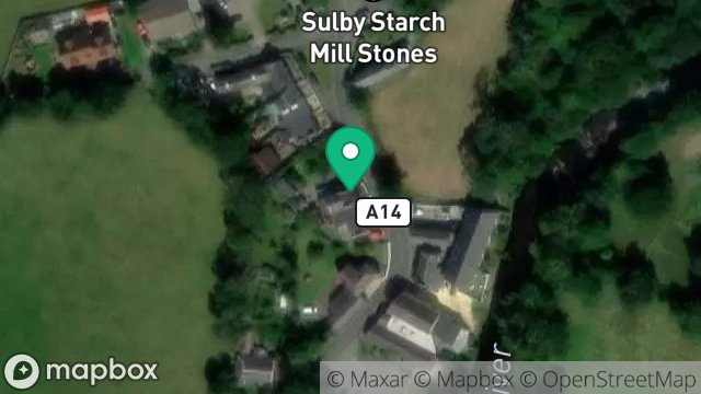 Map showing ORLANDO, SULBY GLEN, SULBY, ISLE OF MAN, IM7 2BB