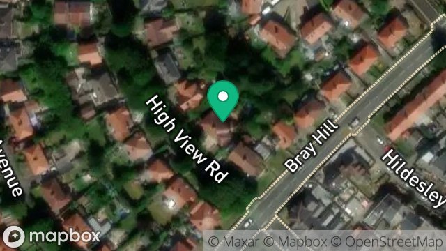 Map showing 6, HIGH VIEW ROAD, DOUGLAS, ISLE OF MAN, IM2 5BQ