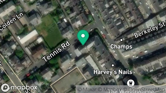 Map showing COMMUNAL/LANDLORDS 3, TENNIS COURT, TENNIS ROAD, DOUGLAS, ISLE OF MAN, IM2 3LW