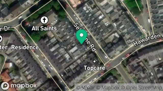 Map showing 3, SELBORNE ROAD, DOUGLAS, ISLE OF MAN, IM1 4BT