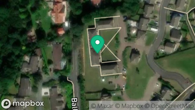 Map showing LAND BETWEEN REAYRT Y SHEEAR AND BALLANARD ROAD, JOHNNY WATTERSON LANE, DOUGLAS, ISLE OF MAN, IM2 6PS