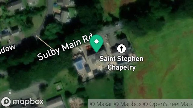 Map showing THE OLD SCHOOL HOUSE, MAIN ROAD, SULBY, ISLE OF MAN, IM7 2HP