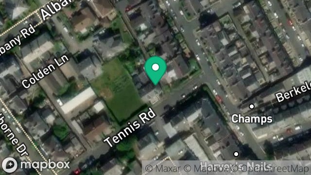 Map showing 2, TENNIS ROAD, DOUGLAS, ISLE OF MAN, IM2 3LN