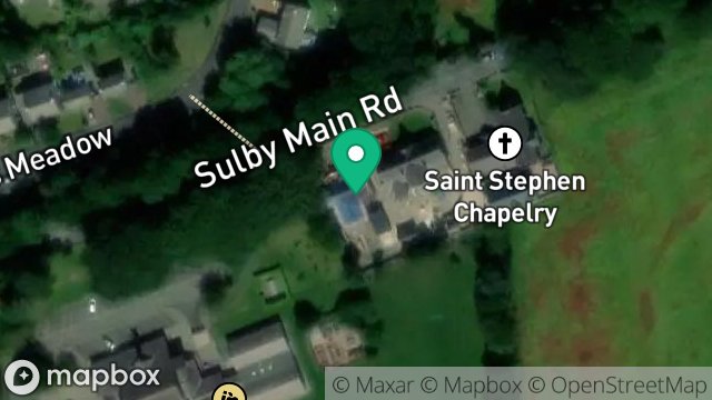 Map showing LAND TO WEST OF OLD SCHOOL HOUSE, MAIN ROAD, SULBY, ISLE OF MAN, IM7 2HP