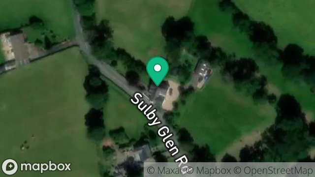 Map showing GLEN MOAR HOUSE, SULBY GLEN, SULBY, ISLE OF MAN, IM7 2AZ