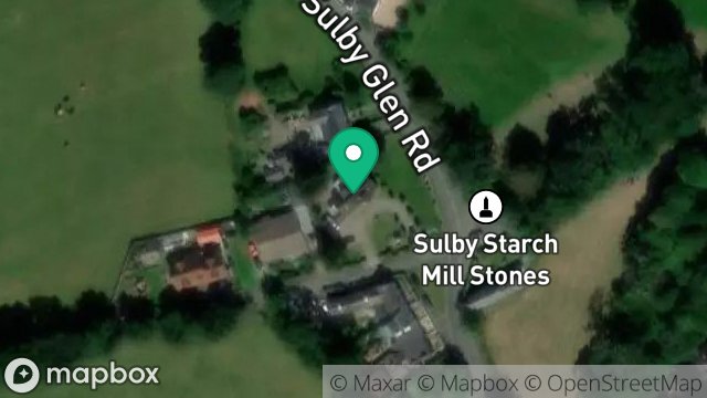 Map showing FO GHLION, BALLACALEY ROAD, SULBY, ISLE OF MAN, IM7 2HS