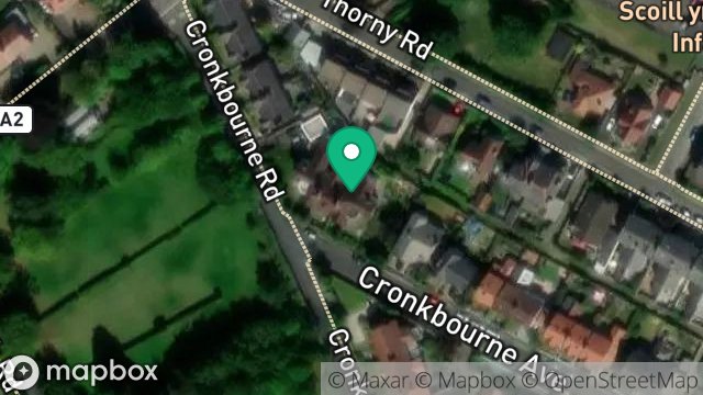 Map showing 5, CRONKBOURNE AVENUE, DOUGLAS, ISLE OF MAN, IM2 3LA