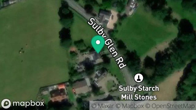 Map showing CROIT MOLLY ROB, SULBY GLEN, SULBY, ISLE OF MAN, IM7 2AZ