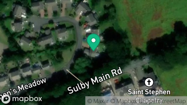 Map showing 21, ST. STEPHENS MEADOW, SULBY, ISLE OF MAN, IM7 3DA