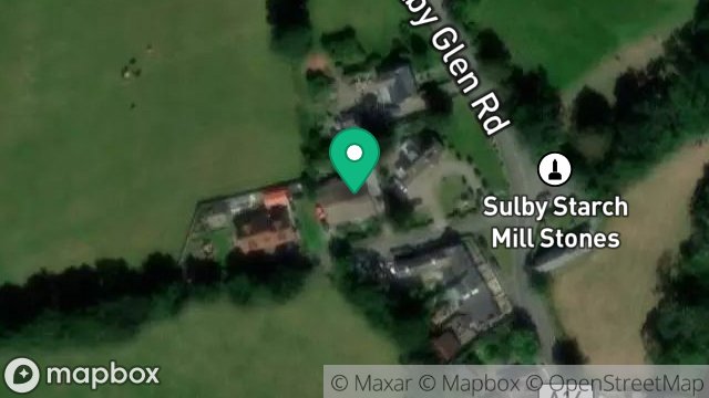 Map showing WYCHWOOD, BALLACALEY ROAD, SULBY, ISLE OF MAN, IM7 2HS