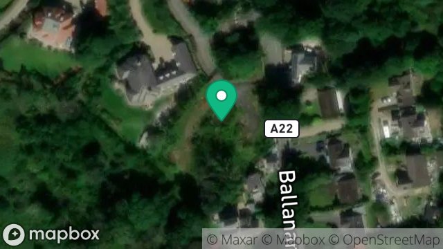 Map showing 2, BALLANARD WOODS, BALLANARD ROAD, DOUGLAS, ISLE OF MAN, IM2 5PQ