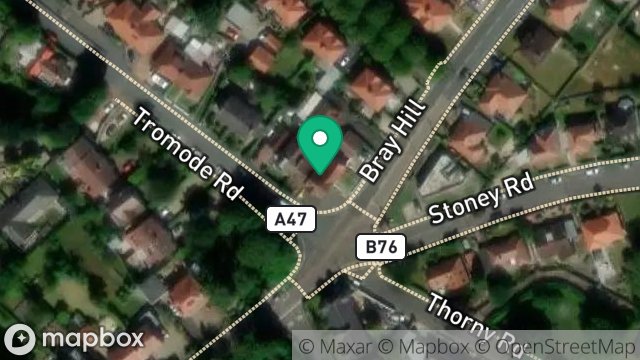 Map showing 1, BRAY HILL, DOUGLAS, ISLE OF MAN, IM2 5EQ