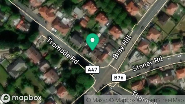 Map showing ANTHONY VILLA, TROMODE ROAD, DOUGLAS, ISLE OF MAN, IM2 5EH