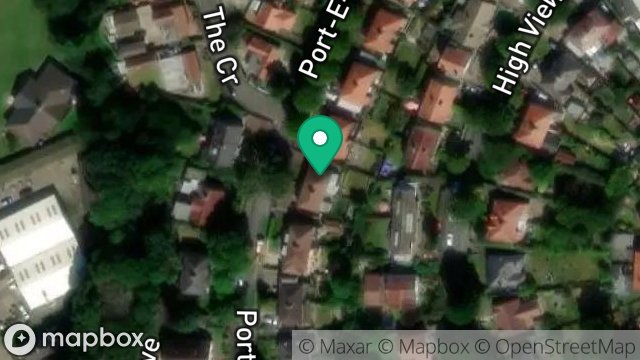 Map showing 40, PORT E CHEE AVENUE, DOUGLAS, ISLE OF MAN, IM2 5ER