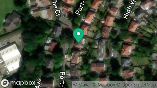 Map showing 38, PORT E CHEE AVENUE, DOUGLAS, ISLE OF MAN, IM2 5ER