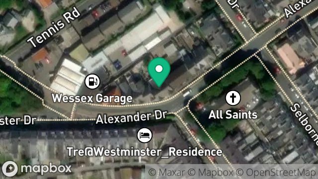 Map showing 2, MARLBOROUGH TERRACE, DOUGLAS, ISLE OF MAN, IM2 3QJ