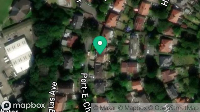Map showing 34, PORT E CHEE AVENUE, DOUGLAS, ISLE OF MAN, IM2 5ER