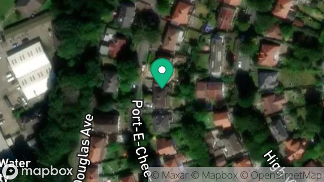 Map showing 32, PORT E CHEE AVENUE, DOUGLAS, ISLE OF MAN, IM2 5ER