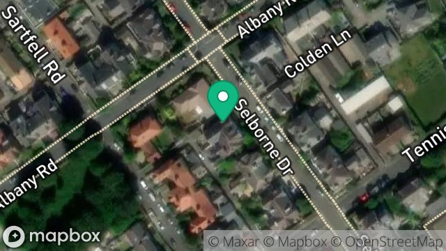 Map showing CLIFTON, 23, SELBORNE DRIVE, DOUGLAS, ISLE OF MAN, IM2 3LR