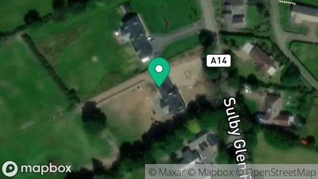 Map showing VOLLEY VIEW, SULBY GLEN, SULBY, ISLE OF MAN, IM7 2AZ