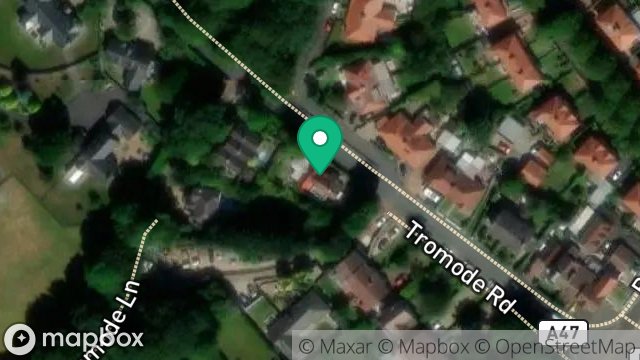 Map showing BRAE VILLA, TROMODE ROAD, DOUGLAS, ISLE OF MAN, IM2 5EJ