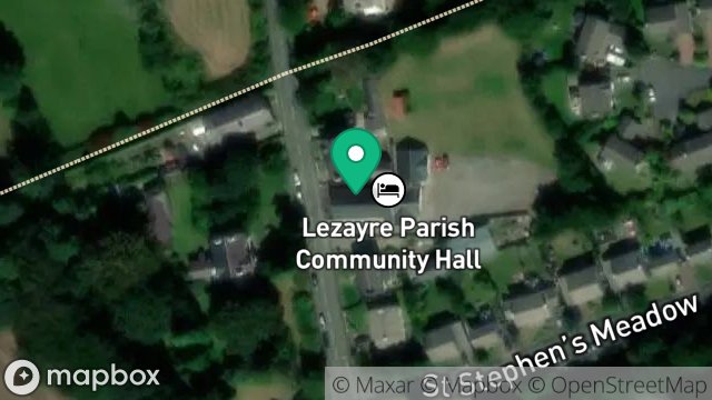Map showing HALL, CLENAGH ROAD, SULBY, ISLE OF MAN, IM7 3AB