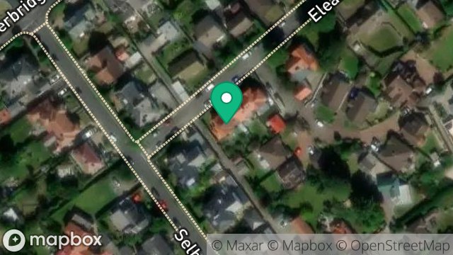 Map showing CUSHAG, ELEANORA DRIVE, DOUGLAS, ISLE OF MAN, IM2 3NN