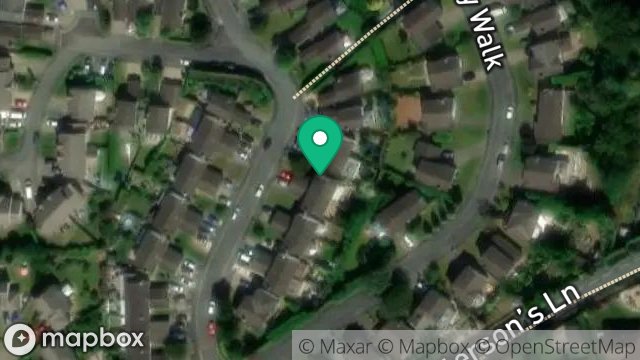 Map showing 14, CEDAR WALK, DOUGLAS, ISLE OF MAN, IM2 5NG