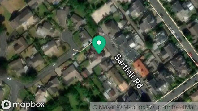 Map showing MELROSE, 29, SARTFELL ROAD, DOUGLAS, ISLE OF MAN, IM2 3NB