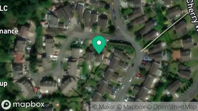 Map showing 1, LARCH HILL, DOUGLAS, ISLE OF MAN, IM2 5NQ