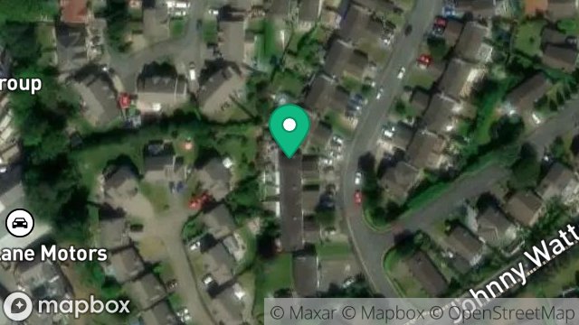 Map showing 15, CEDAR WALK, DOUGLAS, ISLE OF MAN, IM2 5NF