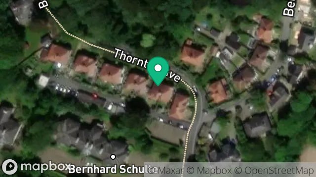 Map showing 4, THORNTON AVENUE, DOUGLAS, ISLE OF MAN, IM1 4NU