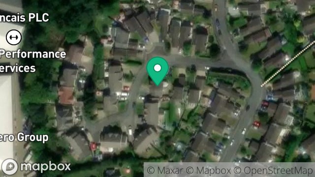 Map showing 1, LARCH HILL GROVE, ONCHAN, ISLE OF MAN, IM2 5NU