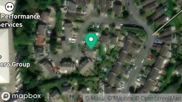 Map showing 5, LARCH HILL GROVE, ONCHAN, ISLE OF MAN, IM2 5NU