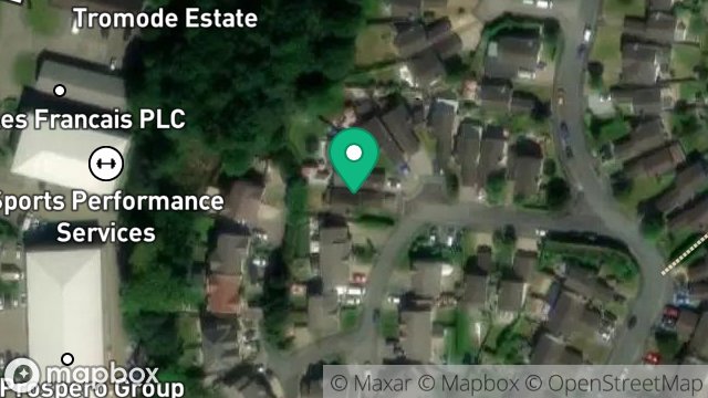 Map showing 3, LARCH HILL, DOUGLAS, ISLE OF MAN, IM2 5NQ