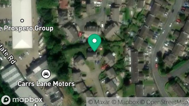 Map showing 10, TROMODE GREEN, ONCHAN, ISLE OF MAN, IM2 5NT