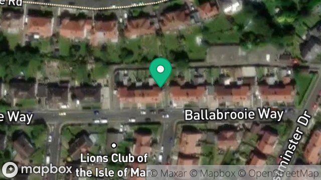 Map showing 26, BALLABROOIE WAY, DOUGLAS, ISLE OF MAN, IM1 4EN