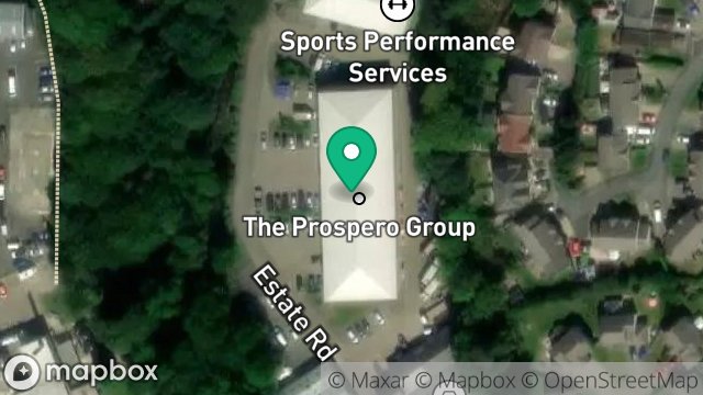 Map showing LAUNDRY, TROMODE ESTATE, CARRS LANE, TROMODE, DOUGLAS, ISLE OF MAN, IM4 4RB
