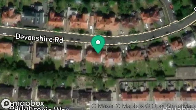 Map showing 31, DEVONSHIRE ROAD, DOUGLAS, ISLE OF MAN, IM2 3QZ