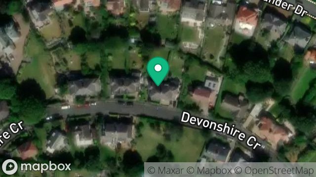 Map showing MAGNOLIA HOUSE, 16, DEVONSHIRE CRESCENT, DOUGLAS, ISLE OF MAN, IM2 3RD