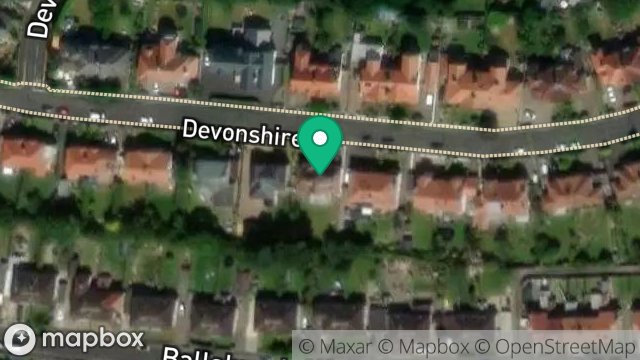 Map showing 39, DEVONSHIRE ROAD, DOUGLAS, ISLE OF MAN, IM2 3QZ