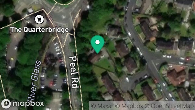 Map showing BROW CREST, BALLABROOIE DRIVE, DOUGLAS, ISLE OF MAN, IM1 4HG