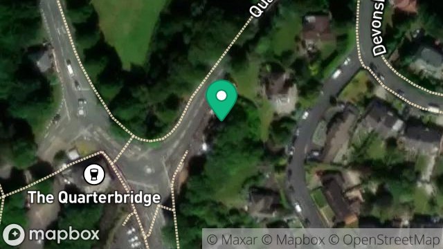 Map showing THE NOOK APARTMENT, QUARTERBRIDGE, DOUGLAS, ISLE OF MAN, IM1 5EG