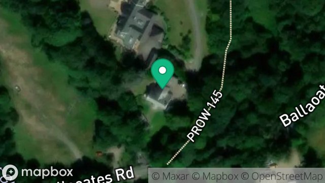 Map showing MULLEN E CORRIN, SIR GEORGES BRIDGE, ABBEYLANDS, ISLE OF MAN, IM4 5EH