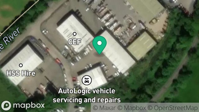 Map showing PLOT 6A, MIDDLE RIVER INDUSTRIAL ESTATE, DOUGLAS, ISLE OF MAN, IM2 1AL